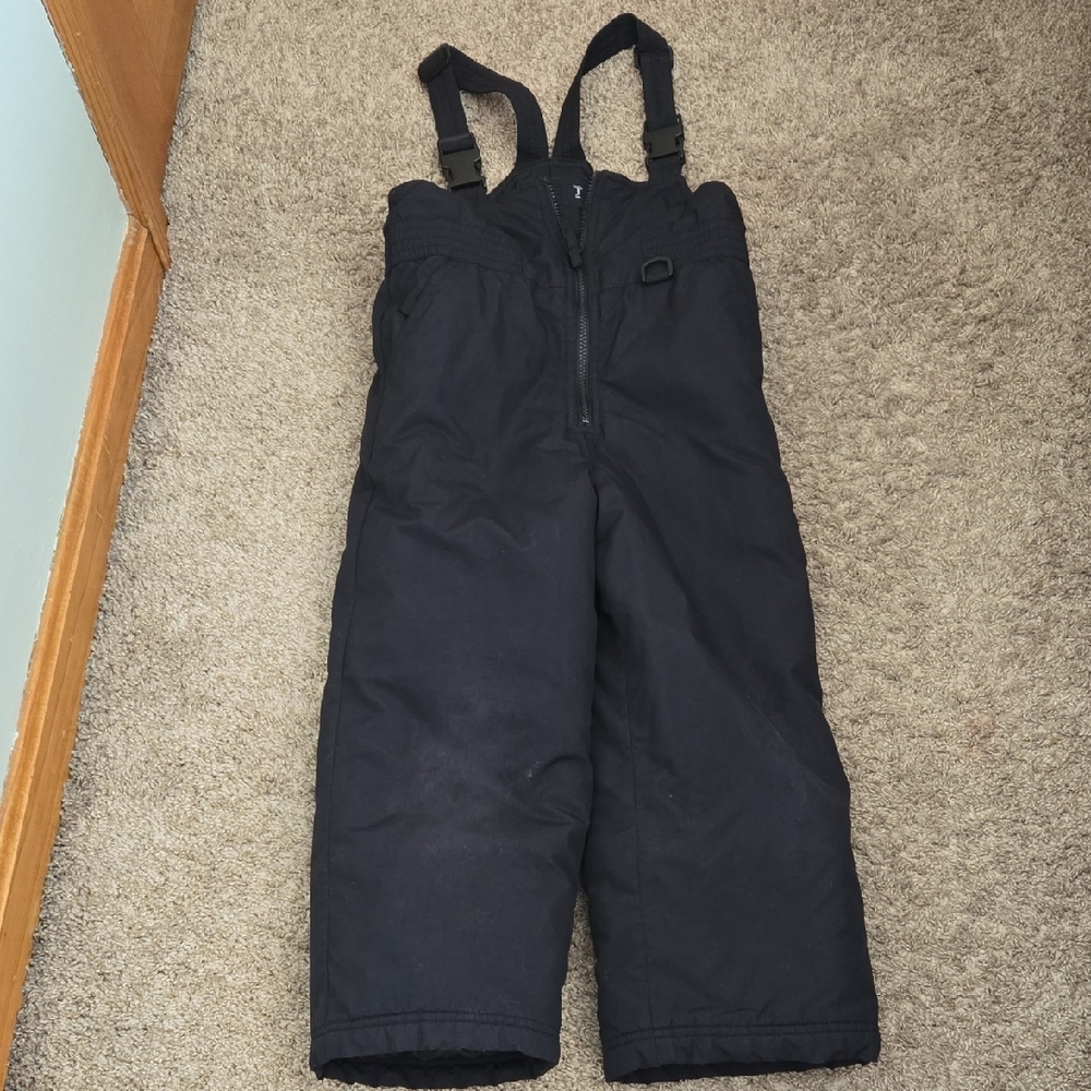 Lands End Kids Black Snow Pants